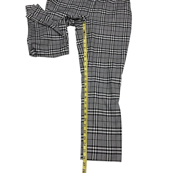 H&M Houndstooth Pants, Size 8, Pull-On Elastic Waist, Ankle Length, Pockets, NEW - Picture 9 of 12